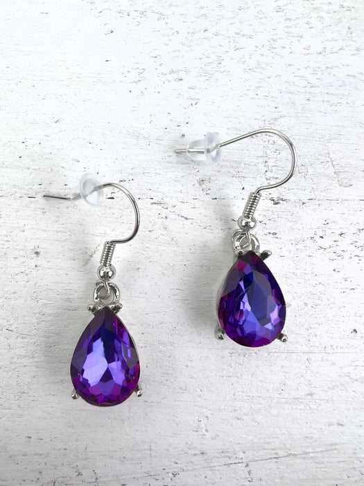 Odette Earrings - Purple ~ ALL JEWELLERY 3 FOR 2