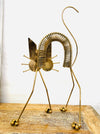 back view of metal scaredy cat