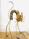 front view of metal scaredy cat