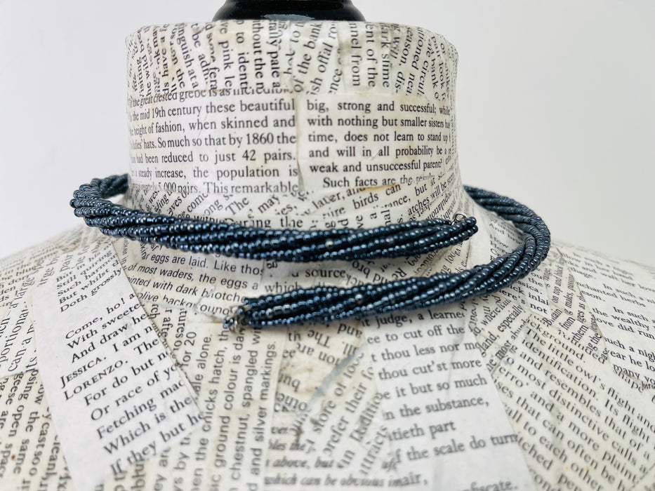 Zara Choker - Gunmetal~ ALL JEWELLERY 3 FOR 2