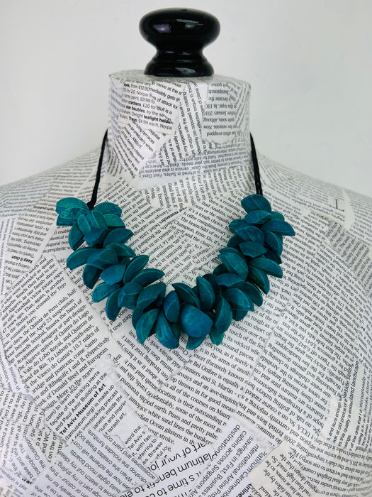 Tagua Necklace - Turquoise
