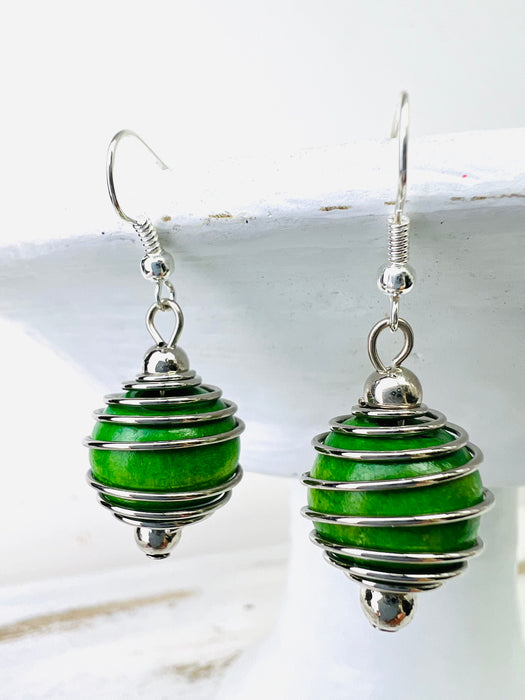 Solana Earrings - Lime