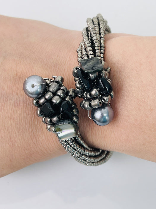 Twist Bracelet - Silver Metallic ~ ALL JEWELLERY 3 FOR 2
