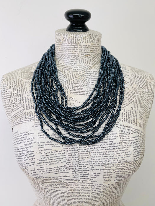 Adornia Necklace - Gunmetal ~ ALL JEWELLERY 3 FOR 2