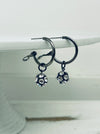 display view of earrings