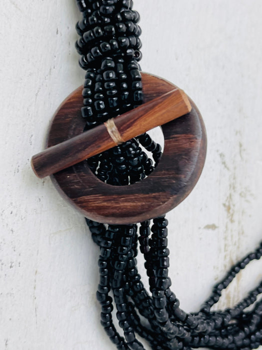 Florence Necklace - Black ~ ALL JEWELLERY 3 FOR 2