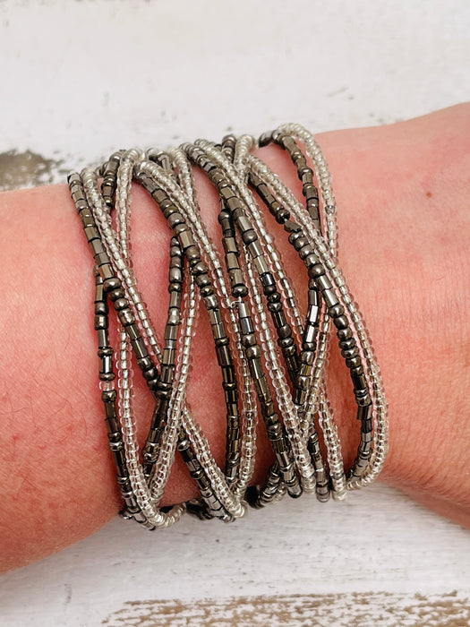 Malia Bracelet - Metallic Silver