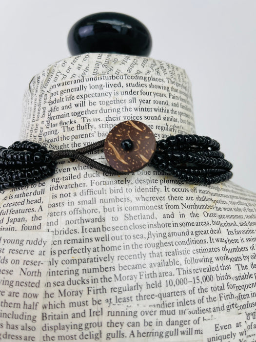 Alyssa Necklace - Black ~ ALL JEWELLERY 3 FOR 2
