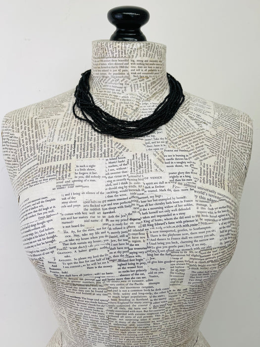 Sofiya Necklace - Black~ ALL JEWELLERY 3 FOR 2