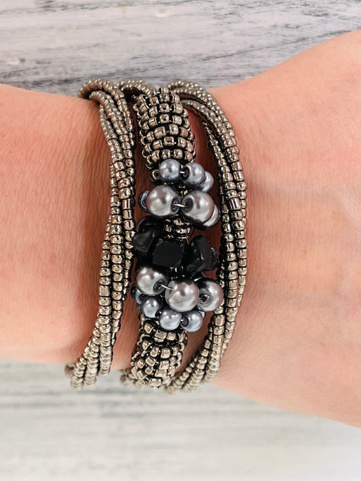 Zara Bracelet - Metallic Silver~ ALL JEWELLERY 3 FOR 2