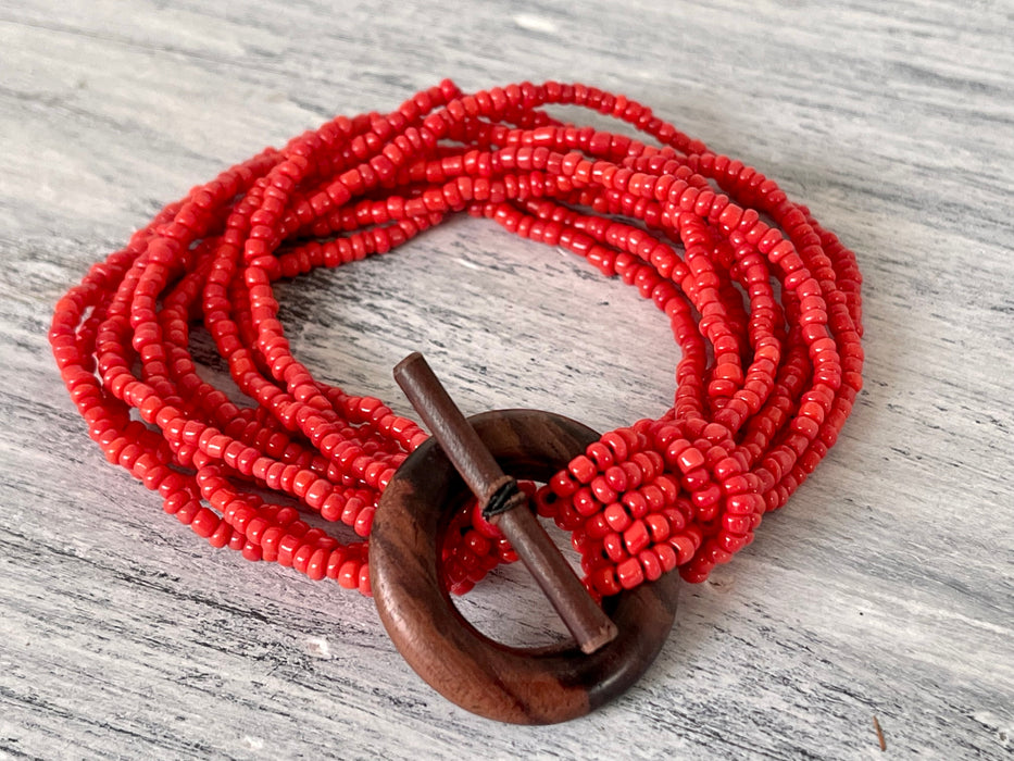 Florence Bracelet -  Red ~ ALL JEWELLERY 3 FOR 2
