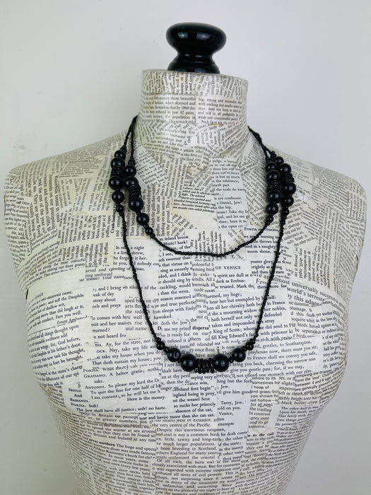 Berenice Necklace - Black ~ ALL JEWELLERY 3 FOR 2
