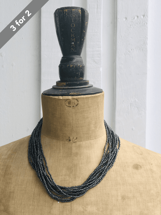Sofiya Necklace - Gunmetal