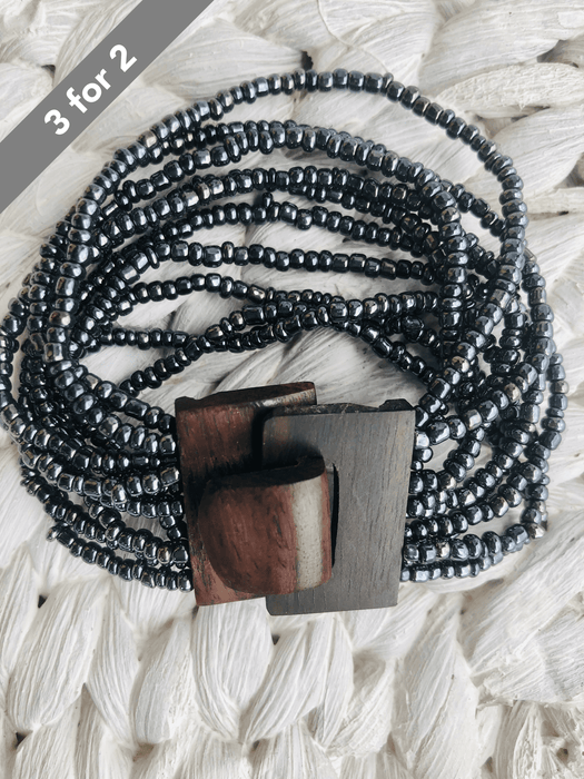 Odessa Bracelet - Gunmetal ~ ALL JEWELLERY 3 FOR 2
