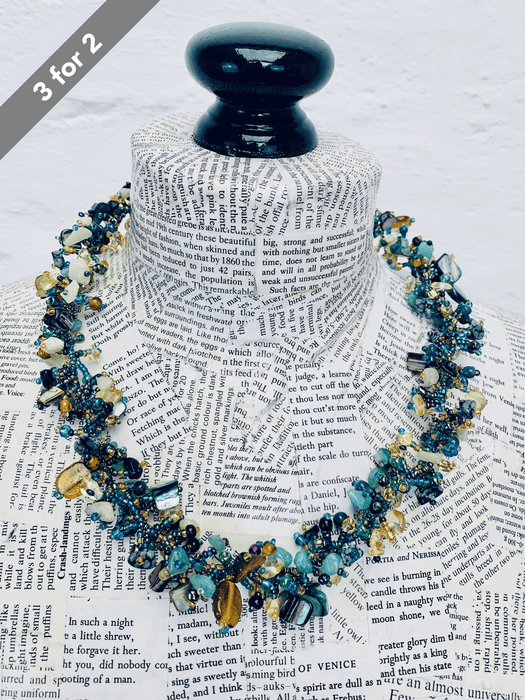 Juniper Necklace - Turquoise ~ ALL JEWELLERY 3 FOR 2