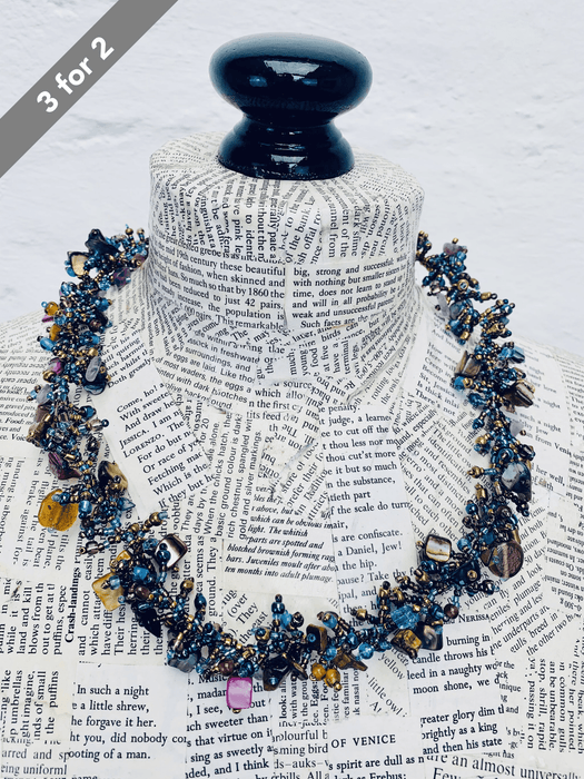 Juniper Necklace - Purple ~ ALL JEWELLERY 3 FOR 2
