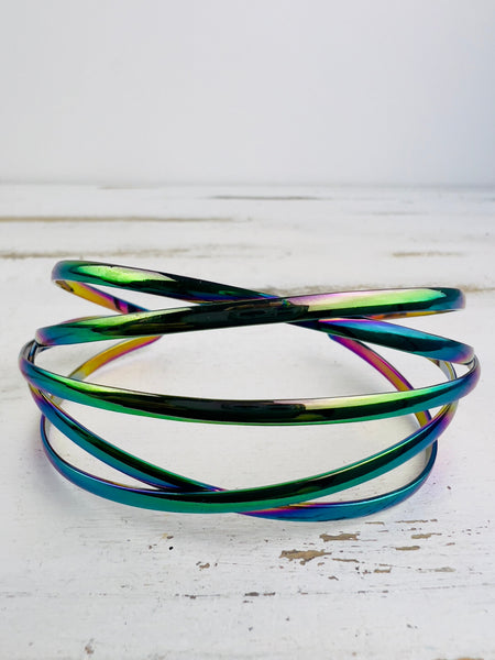 front view of cuff bracelet