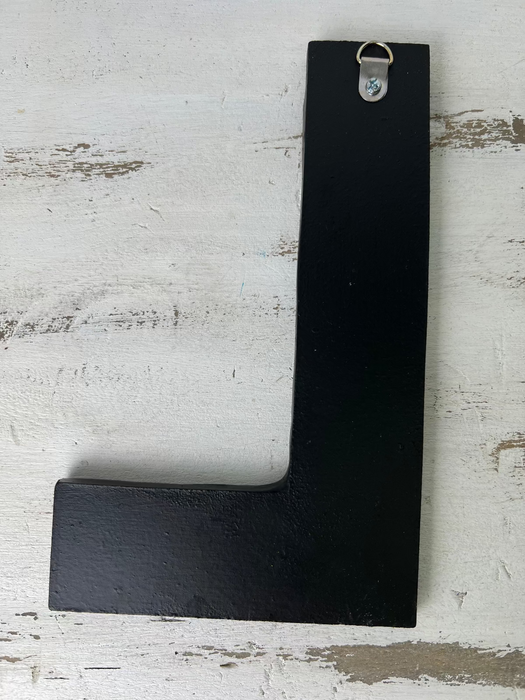 aerial base view of letter L from mosaic love