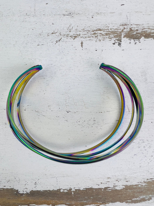 top view of cuff bracelet