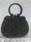 front view of beaded handbag 