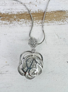 close up of necklace