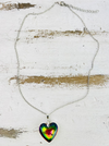 flat lay of necklace